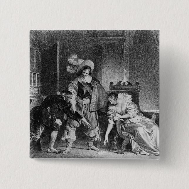 Lindors Buchstabe Button (Vorderseite)