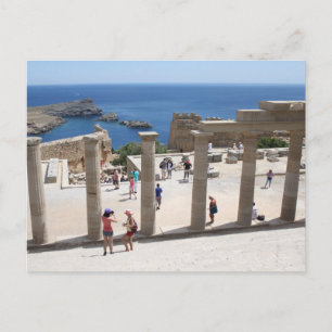 Lindos Acropolis Postkarte