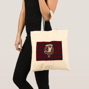 Lindsay Clan Abzeichen Tartan Tasche