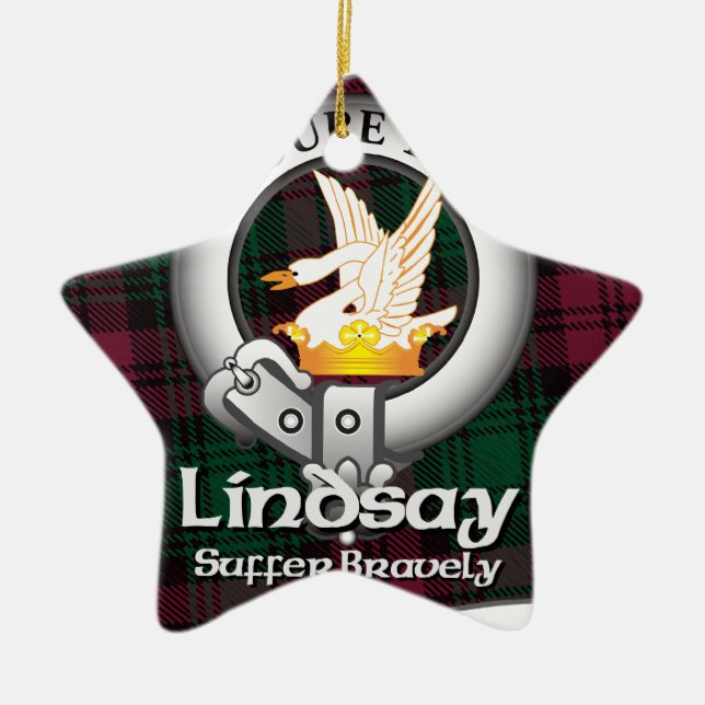 Lindsay-Clan Keramikornament (Vorne)