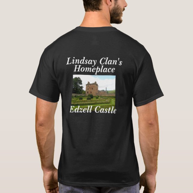 Lindsay Clans Edzell Castle T - Shirt (Rückseite)