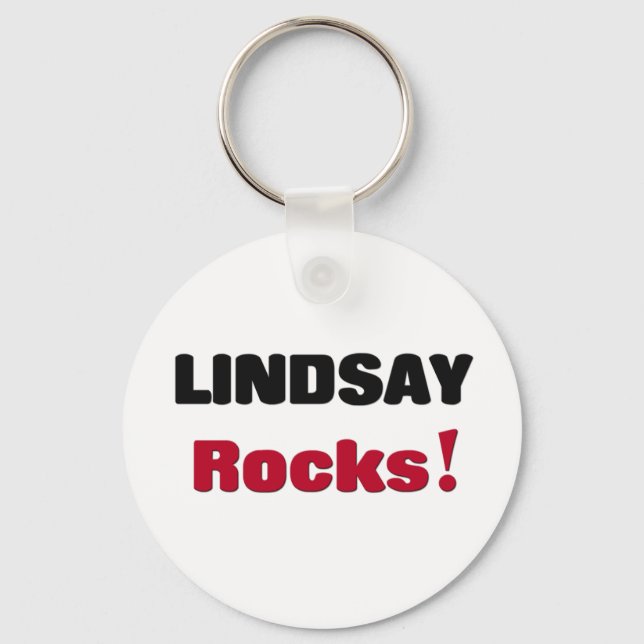 Lindsay Rocks Schlüsselanhänger (Vorderseite)