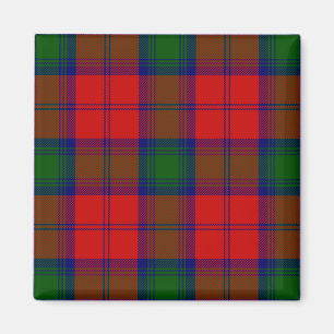 Lindsay tartan red green kariert magnet