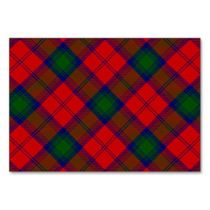 Lindsay tartan red green kariert tischnummer