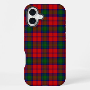 Lindsay-Tartan Rot Grün Karo iPhone 16 Plus Hülle