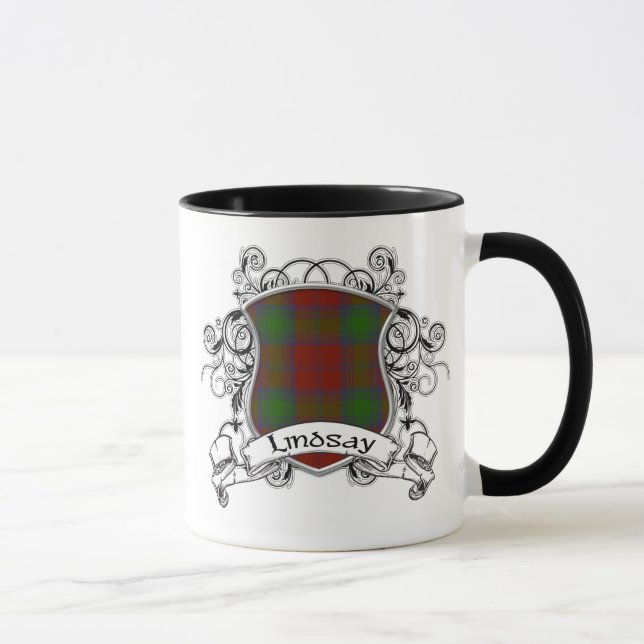 Lindsay Tartan Shield Tasse (Rechts)