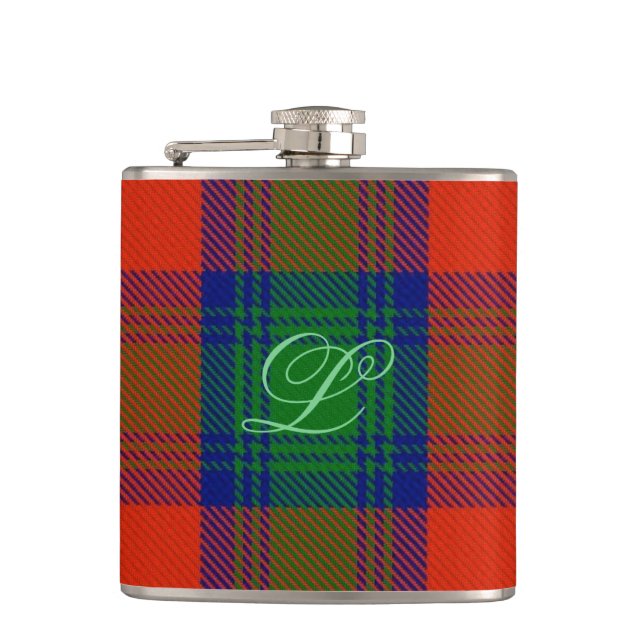 Lindsaytartan-Flasche Flachmann (Vorderseite)