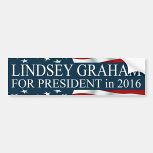 Lindsey Graham für das Präsidentenamt 2016 Autoaufkleber
