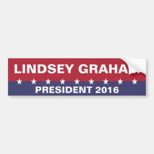 LINDSEY GRAHAM für Präsidenten 2016 Autoaufkleber
