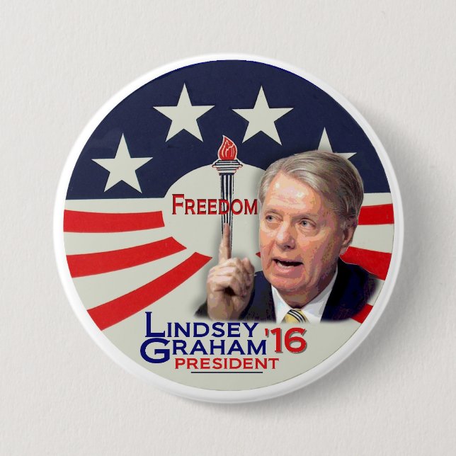 Lindsey Graham für Präsidenten 2016 Button (Vorderseite)