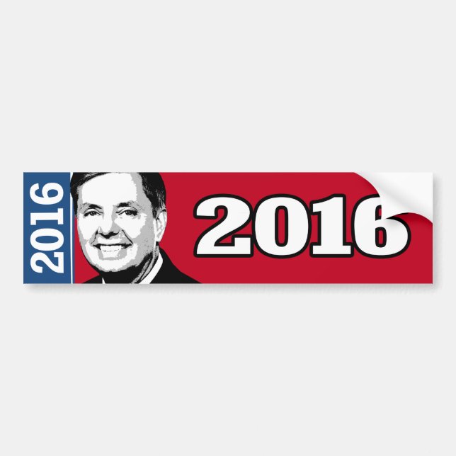 LINDSEY GRAHAM KANDIDAT 2016 AUTOAUFKLEBER (Vorne)