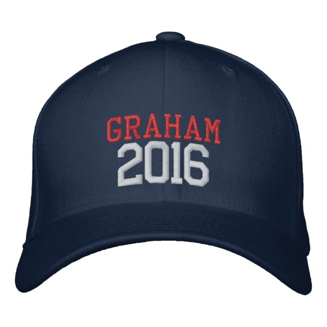 Lindsey Graham Präsident 2016 Bestickte Kappe (Vorderseite)