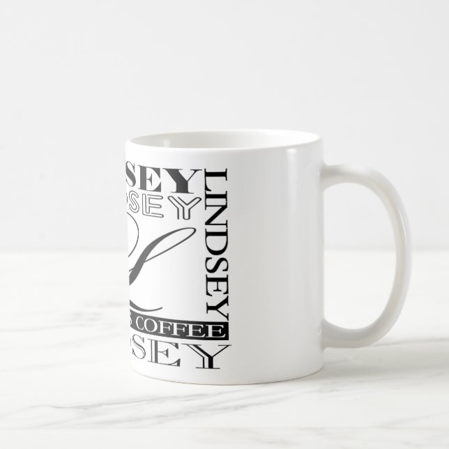 LINDSEY - kundenspezifische Kaffee-Tasse Tasse (Rechts)