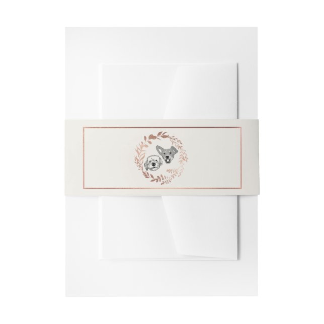 Lindsey & Ray Custom Order Einladungsbanderole (Vorderseite Beispiel)