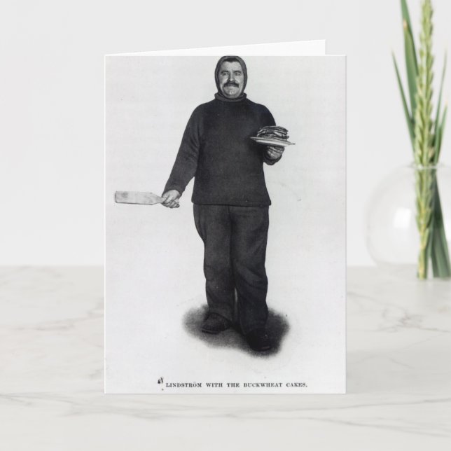Lindstrom mit Buckweizenkuchen Karte (Vorderseite)