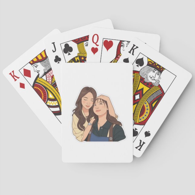LinDy (GL-Paar) Spielkarten (Rückseite)