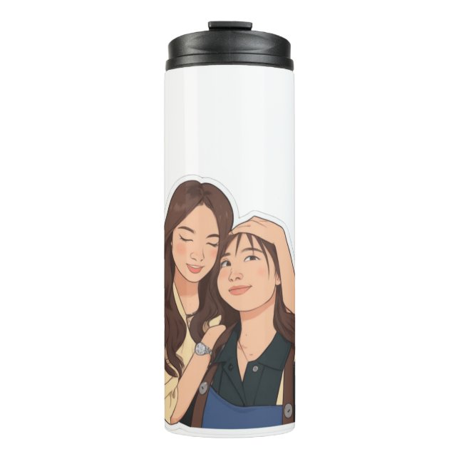LinDy (GL-Paar) Thermosbecher (Vorderseite)