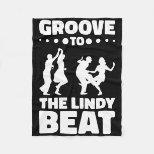 Lindy Hop Dancer Swing Dance Swing Dancing Couple Fleecedecke