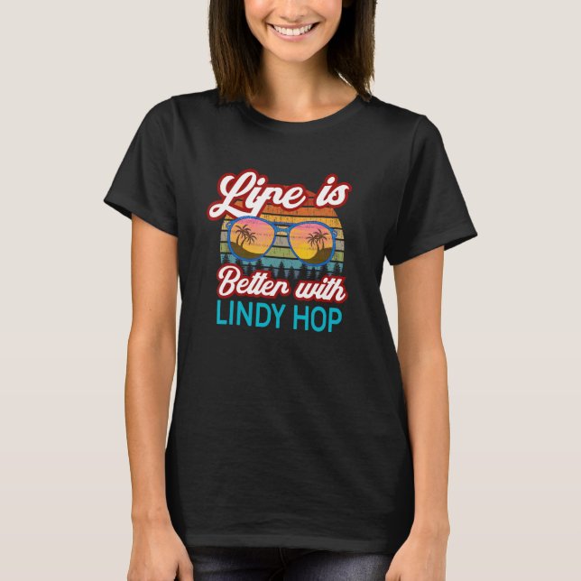 Lindy Hop Dancers   With Lindy Hop T-Shirt (Vorderseite)