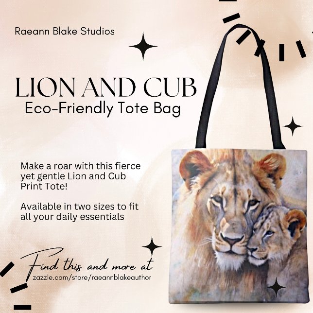 Line and Cub Öko Friendly Tote Bag (Von Creator hochgeladen)