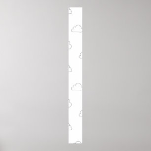 Line Art, Alabaster Pedestal-Zeichen Poster