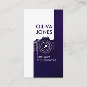 Line Art Camera Fotograf Business Card Visitenkarte