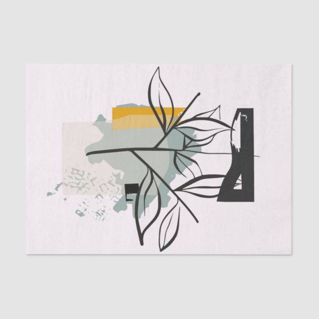 Line Art Decoupage Crafters Seidenpapier (Vorderseite)