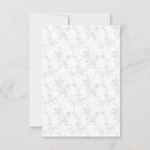 Line Art Design RSVP Karte
