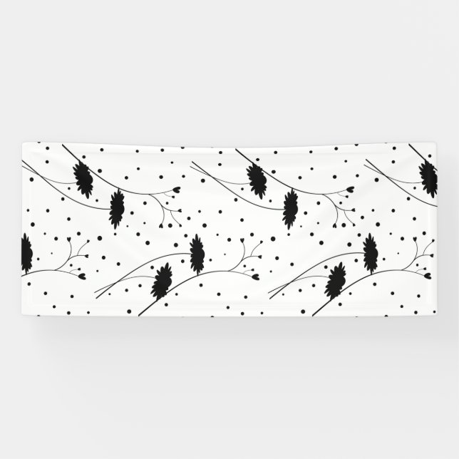 Line Art, Dunkelgrau Banner (Horizontal)