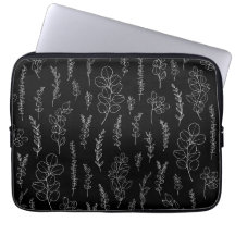 Line Art Eucalyptus Pattern