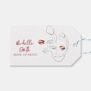 Line Art Fashion macht sich die Künstlermarkierung Geschenkanhänger