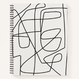 Line Art Journal Notizbuch