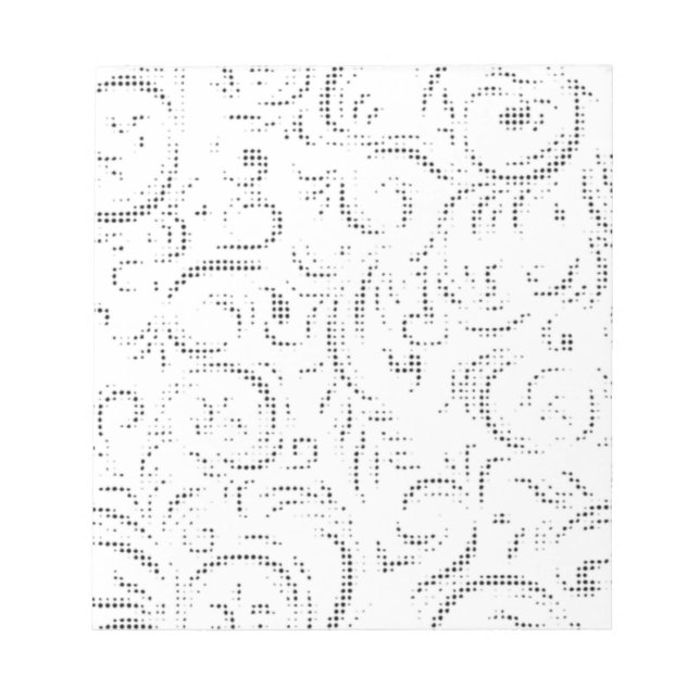 Line Art, Kangaroo, Ghost Magnetic Notepad Notizblock (Vorderseite)