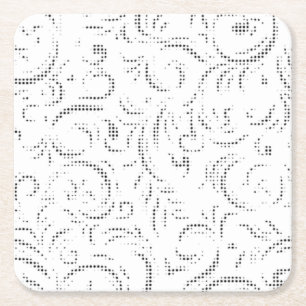 Line Art, Kangaroo, Ghost Paper Untersetzer