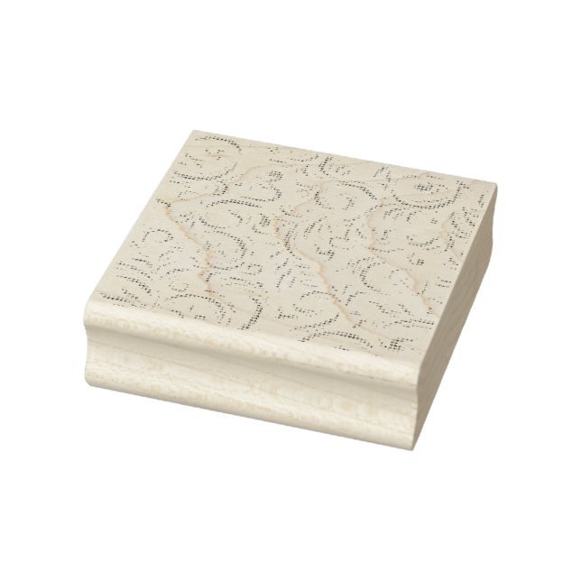 Line Art, Kangaroo, Ghost Wood Art Briefmarke Gummistempel (Stempel)