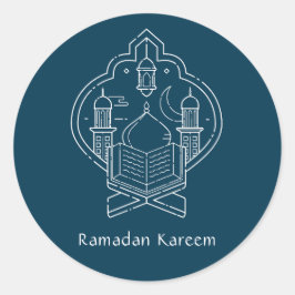 Line Art Ramadan Kareem - EID Mubarak Stickers