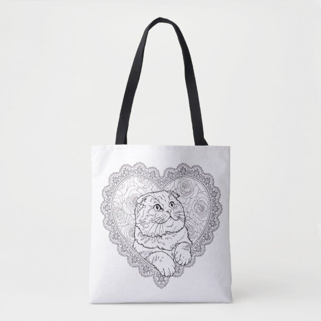 Line Art Ritual Collection tote bag  (Vorderseite)