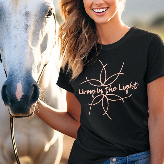 Line Art Script Typografy Christlich Clothing T-Shirt (Von Creator hochgeladen)