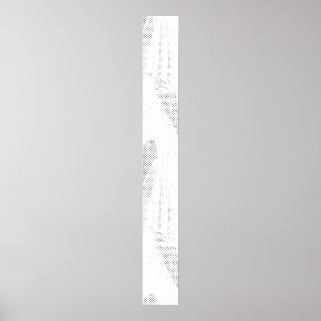 Line Art, Seashell, Harp Pedestal Sign Poster (Vorne)