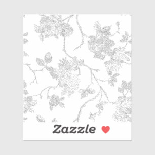 Line Art, Snow Drift, VistCustom-Cut Vinyl Sticker