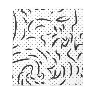 Line Art, Vista White, Alabaster Magnetic Notepad Notizblock