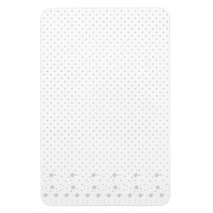 Line Art, White Lilac Magnet