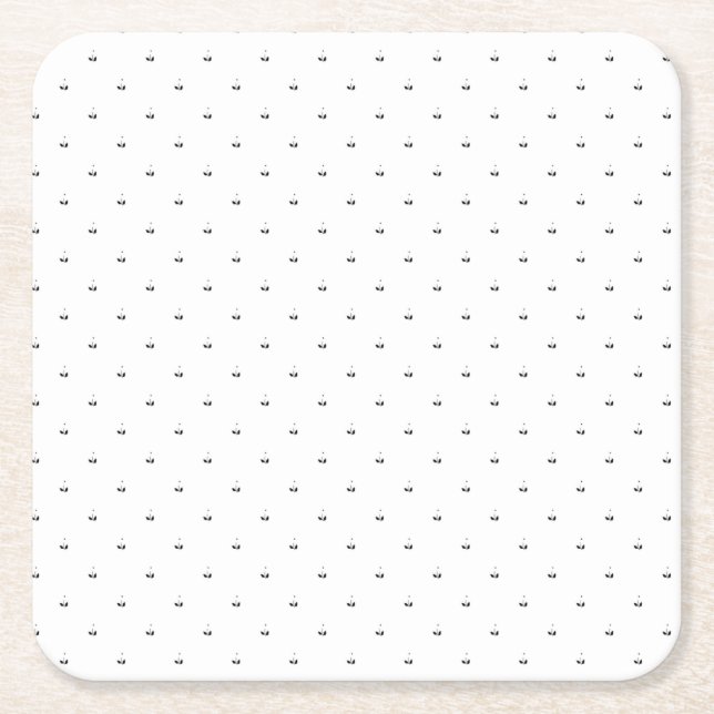 Line Art, White Lilac Paper Untersetzer (Vorderseite)