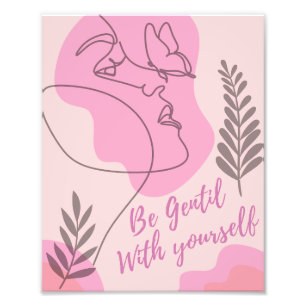 Line Art Woman Face Foto Erweiterung