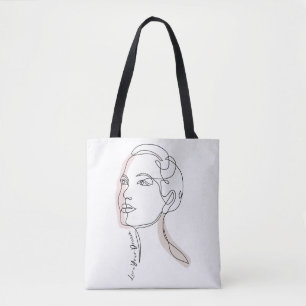 Line Art zeichn der Frau - Leben Sie Ihre Träume