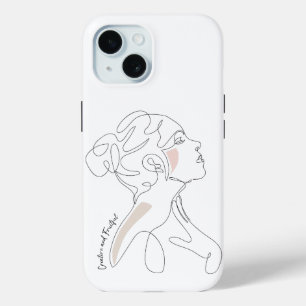 Line Art zeichn - Kreativ und fruchtbar Case-Mate iPhone Hülle