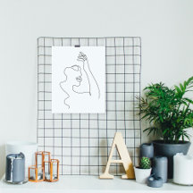 Line Art zeichn | Schwarzweiß | MINIMALISTISCH