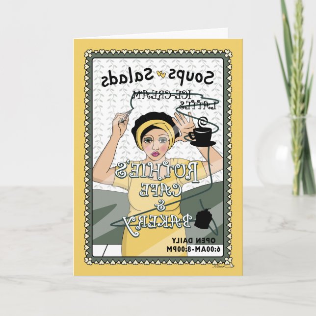 Line_C_Greeting gezeichnet Karte (Vorderseite)