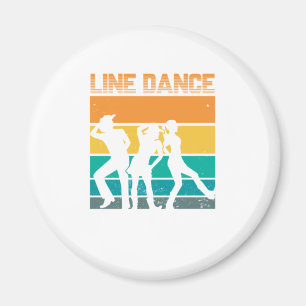 Line Dance Country Dance Line Tanz Country Geschen Magnet