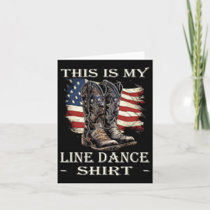 Line Dance Country Music Line Tanz Karte